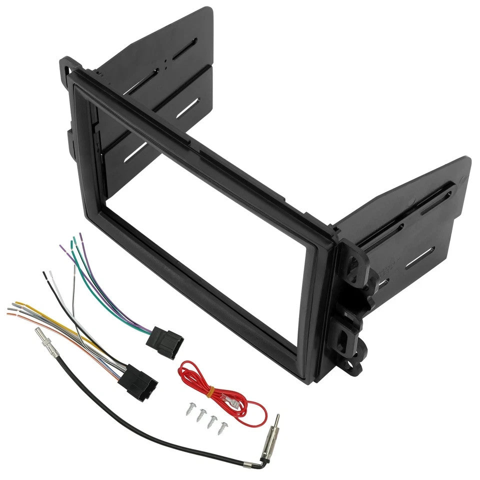 Car Radio Stereo 2Din Dash Kit Harness for 07-14 GMC Sierra 07-09 SUZUKI XL-7