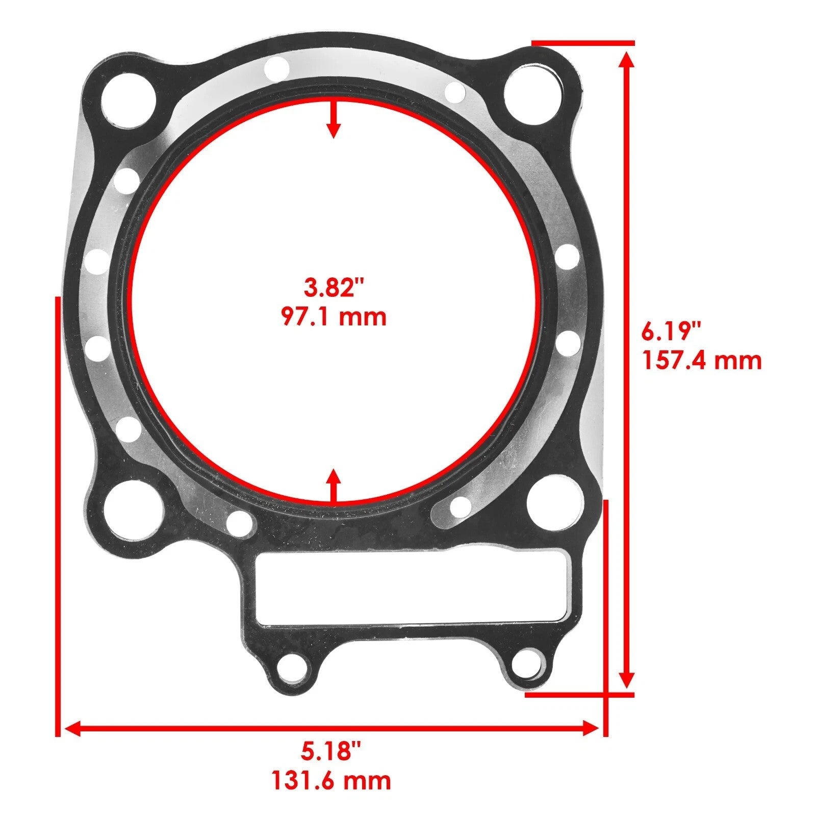 Cylinder Head And Cover Gasket fits Honda CRF450R 2002 - 2006