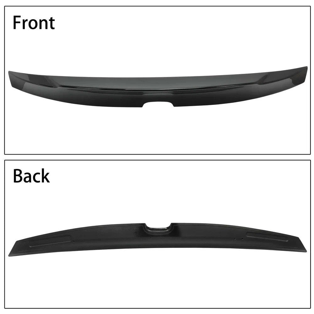 HECASA FOR 2018 19 20 21 22 HONDA ACCORD SEDAN BLACK DUCKBILL TRUNK SPOILER LIP