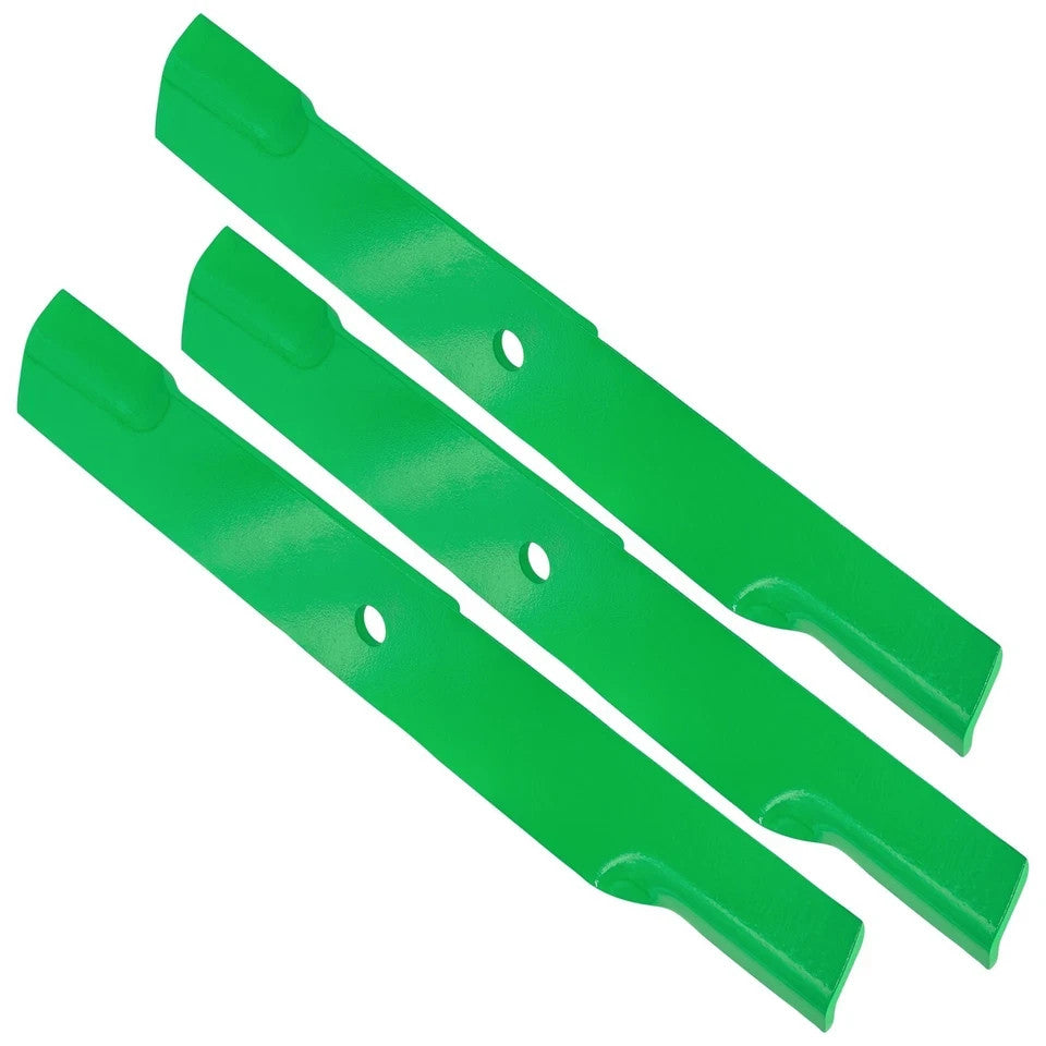 Caltric 17 7/8 inch x 5/8" Circle Hole 52" Deck Mid Lift Blade For Hustler