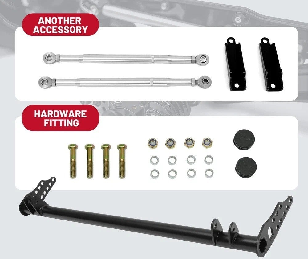 Front Traction Control Tie Bar Kit For Honda Civic 92-00 Acura Integra 94-01