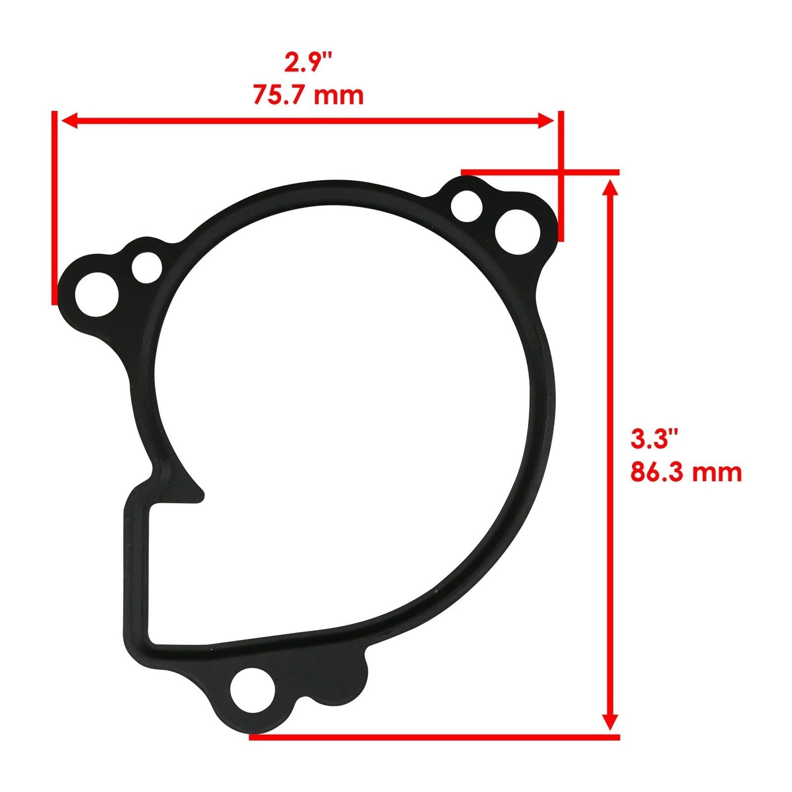 Caltric Water Pump Impeller Seal Kit For Yamaha Viking 700 YXM700 2014-2024