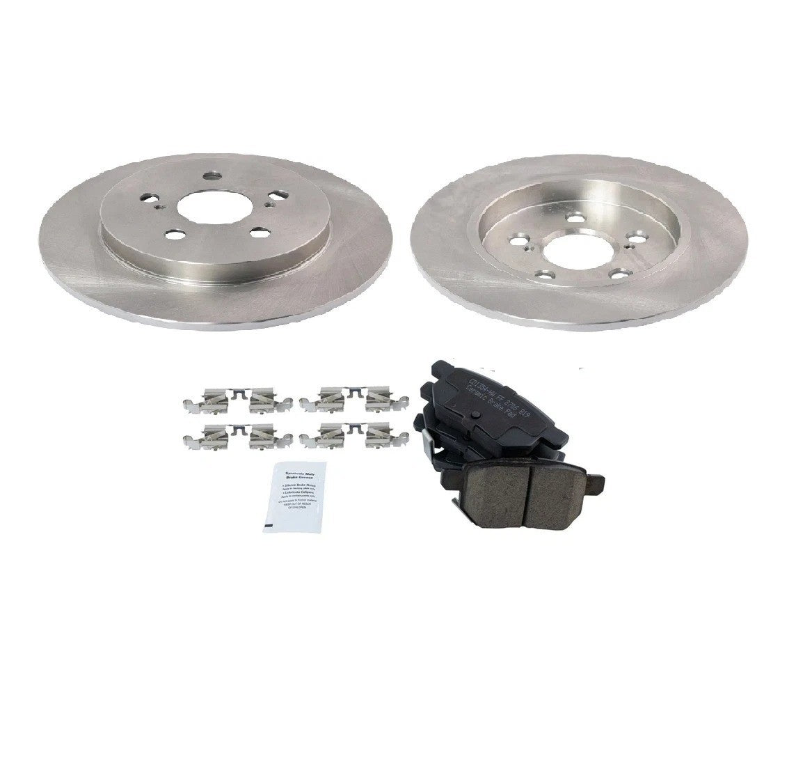 Rear Ceramic Brake Pad &  Rotor Kit for Vibe Matrix 1.8 Corolla XRS
