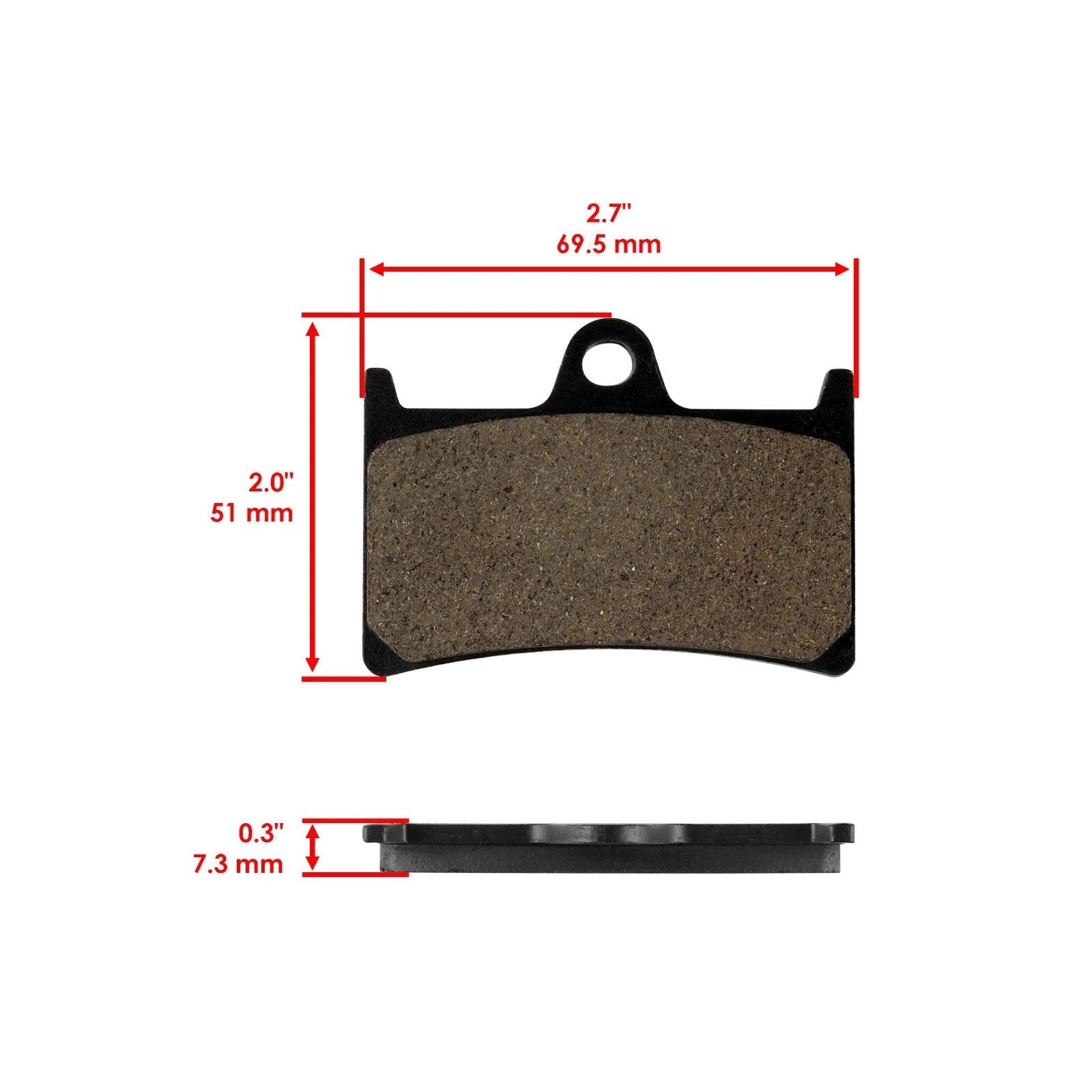 Front & Rear Brake Pads for Yamaha XP530A Tmax 530 Abs 2012 2013 2014 2015 2016