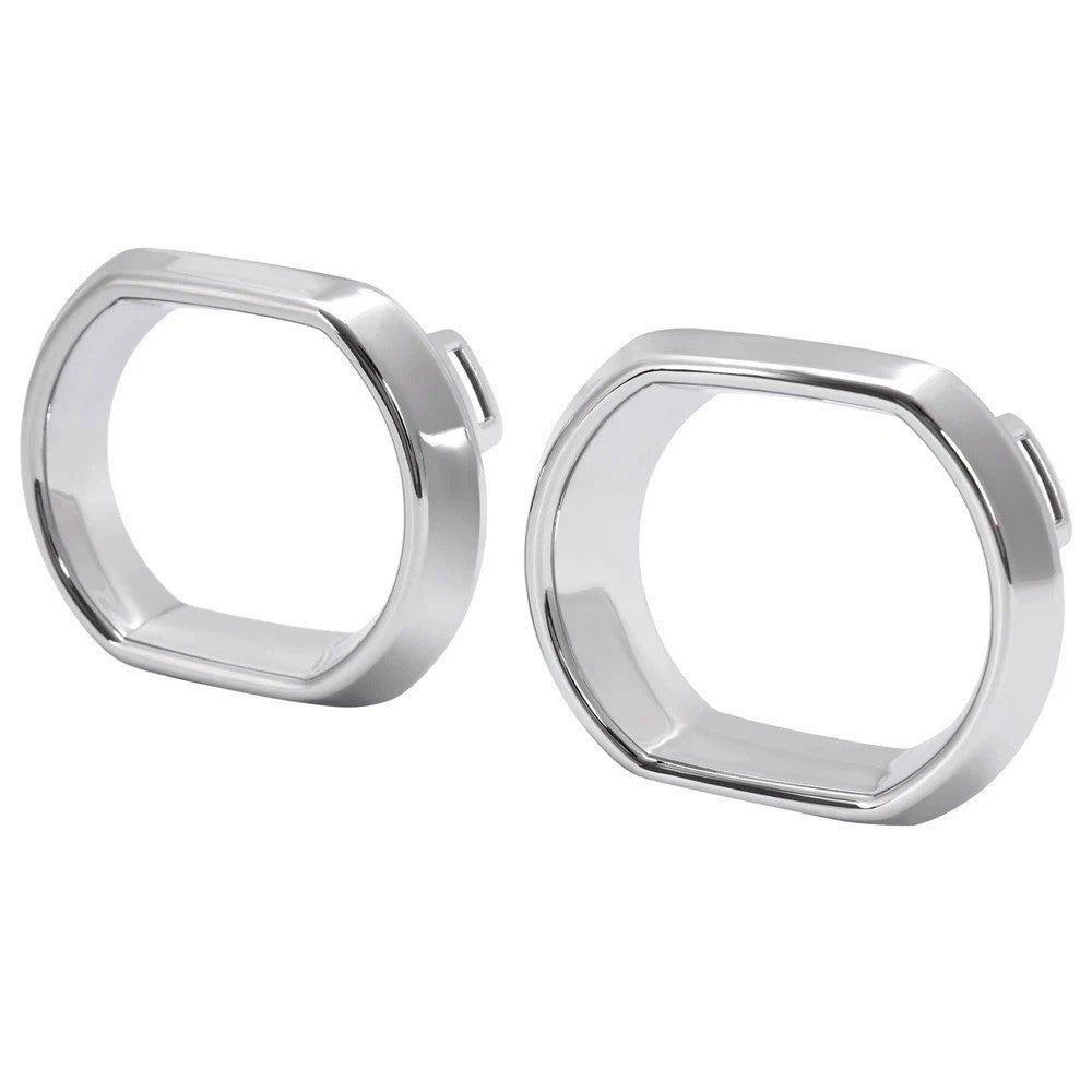 HECASA Fog Light Trim Set For 2013 2014 2015 2016 GMC Acadia Left & Right 2Pcs