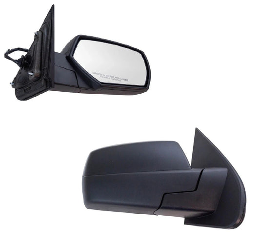 Mirror Power Heated Textured Black Passenger Right RH for Chevy GMC Pickup Truck