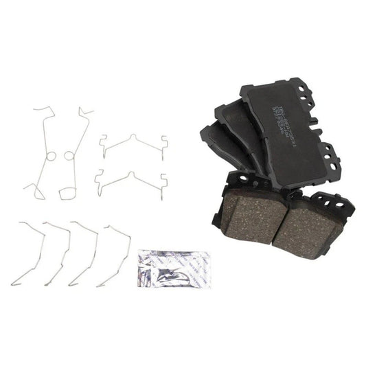 Front Ceramic Disc Brake Pad & Coated Rotor Kit for 07-17 Lexus LS460