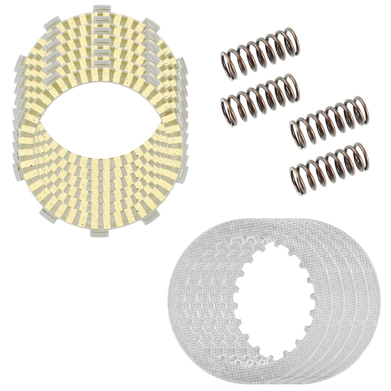 Clutch Friction Steel Plates Kit for Honda TRX420FM FM1 FM2 Rancher 420 07-20