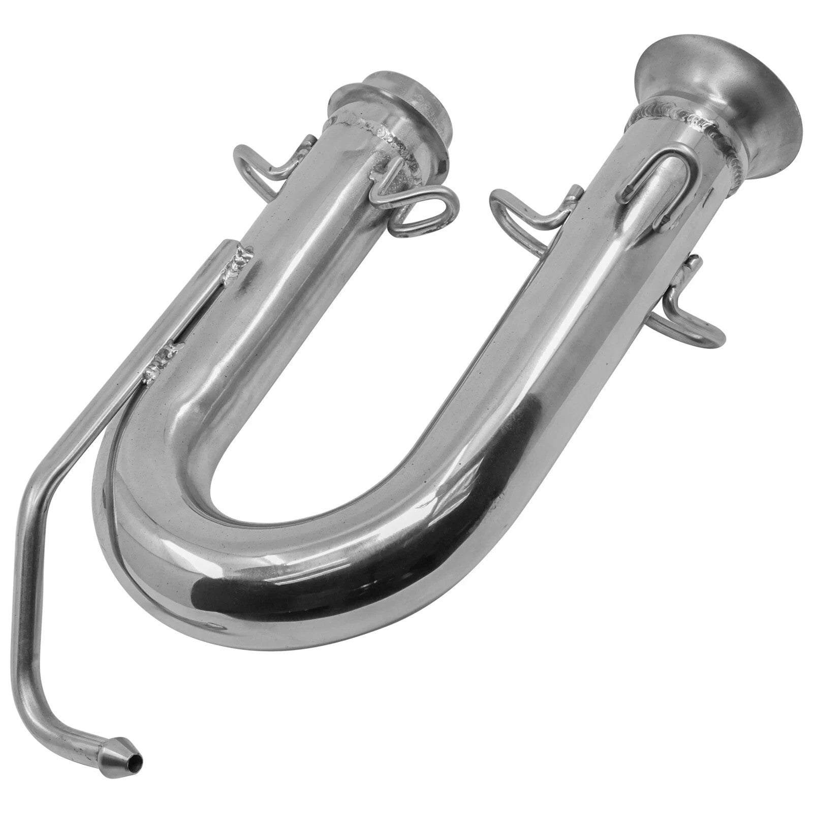 Caltric 5B4-E4621-00-00 Exhaust Pipe For Yamaha Rhino 700 YXR700F FI 2008-2013