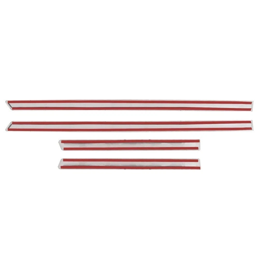 Side Door Molding Trim Cover Kit Chrome For 2011-2013 Jeep Grand Cherokee