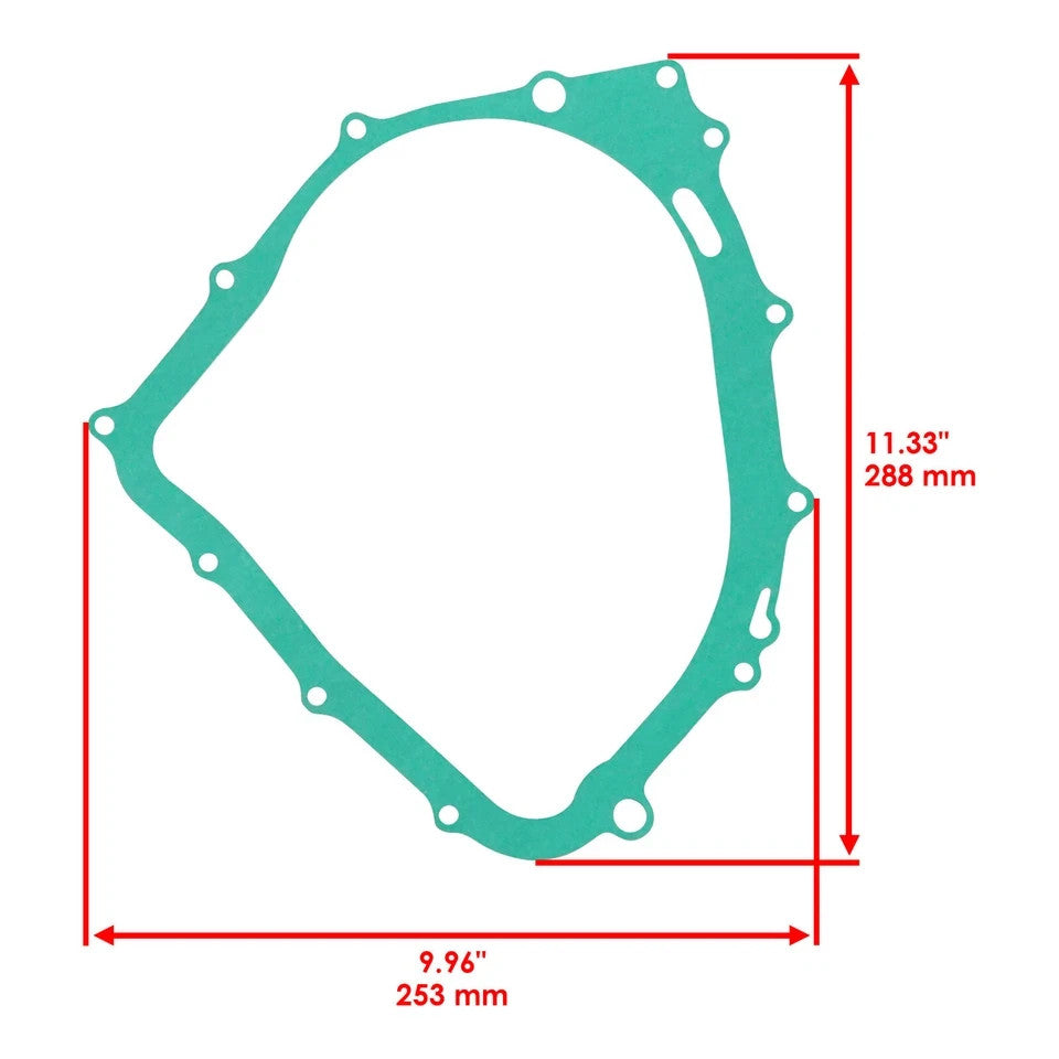 Wet Clutch Cover Gasket for Suzuki LT-A700X LTA700X Kingquad 700 4X4 2005-2007