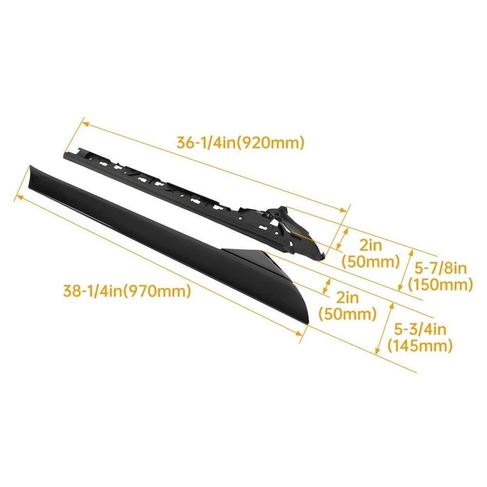 For Ford Explorer 11-19 Left+Right Windshield A-Pillar Molding INNER+OUTER Trim
