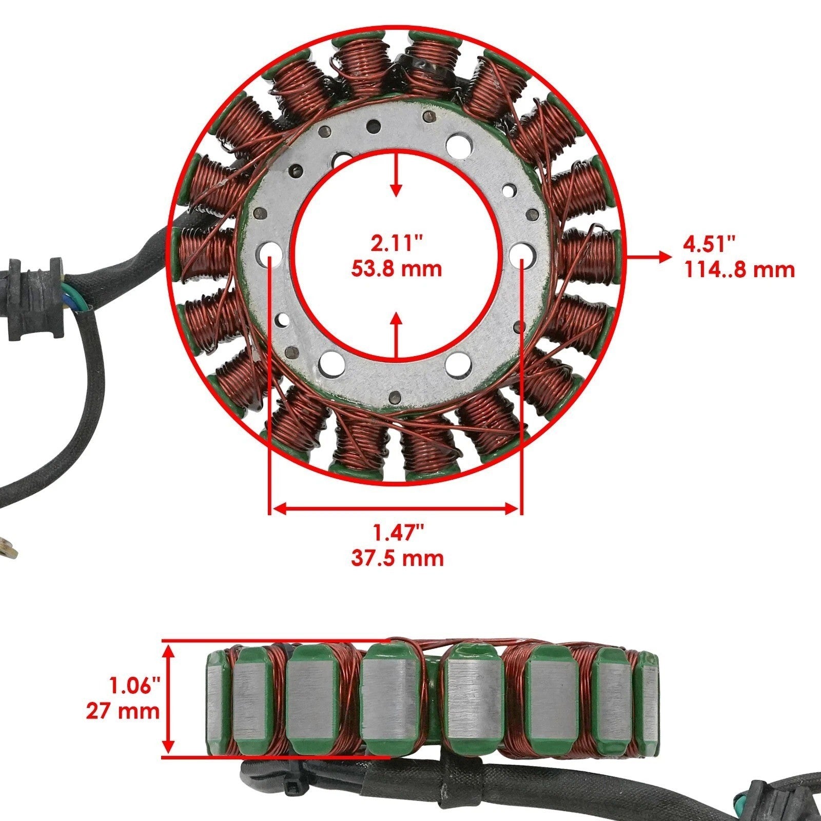 Stator for Honda 31120-Hn8-A62 31120-Hn8-A61 Magneto