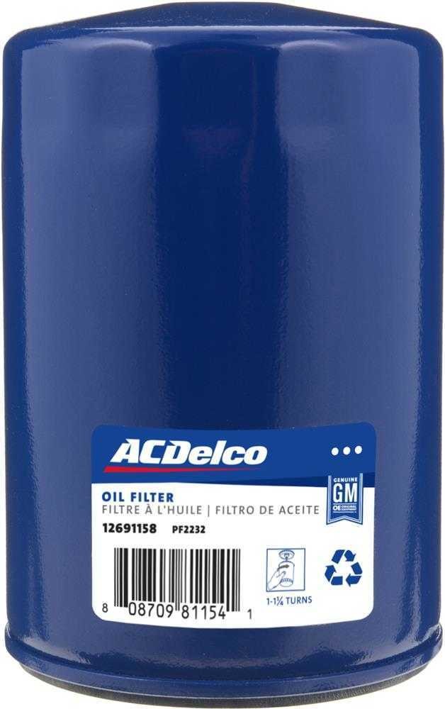 AC Delco GM PF2232 Engine Oil Filters Set of 3 for Chevy GMC 6.6 Duramax Diesel