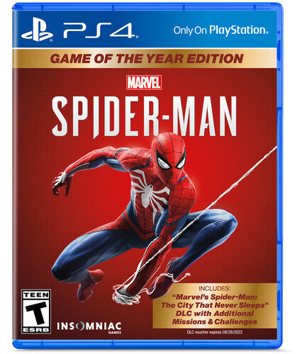 Spider Man Marvel Game of The Year Edition Sony PlayStation 4 PS4 New Sealed