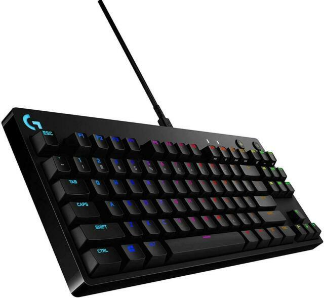 Logitech GX Blue Clicky G Pro Mechanical Gaming Keyboard 920-009388